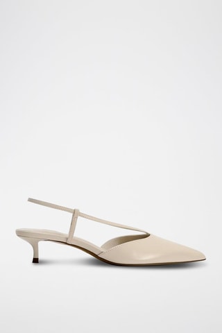 Sapatos de salto em couro - Branco