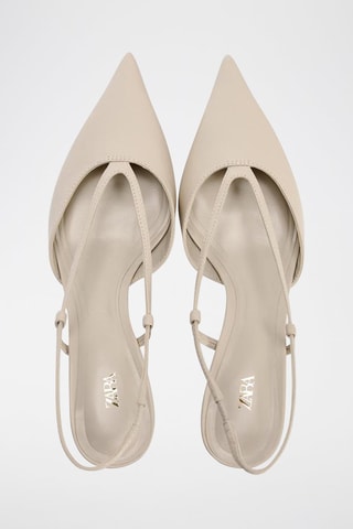 Sapatos de salto em couro - Branco