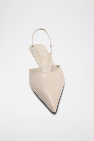 Sapatos de salto em couro - Branco