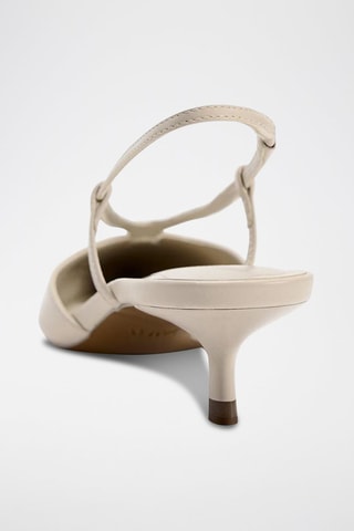 Sapatos de salto em couro - Branco