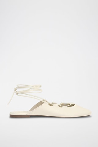 Sabrinas em couro - Branco