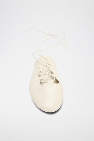 Sabrinas em couro - Branco