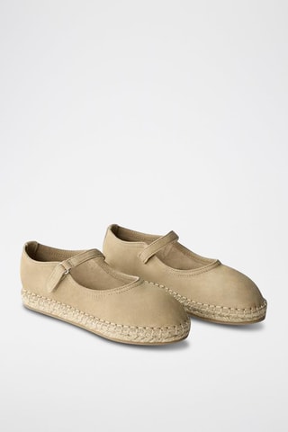 Babies em nobuck - Castanho-claro