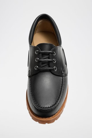 Sapatos de vela em couro - Preto