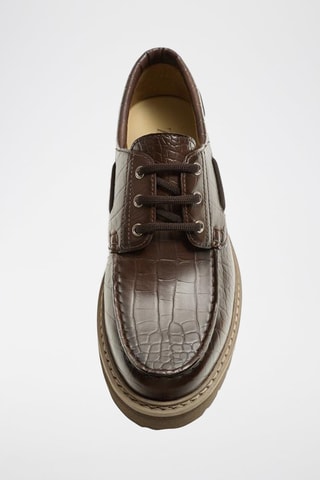 Sapatos de vela - Castanho