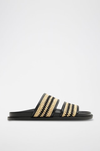 Mules - Preto e bege