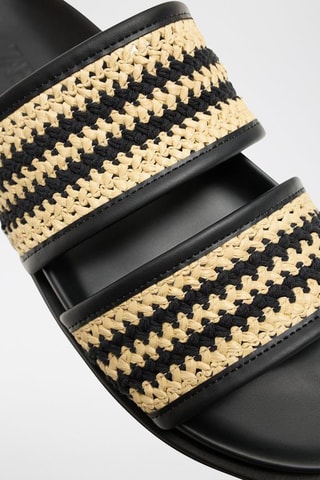 Mules - Preto e bege