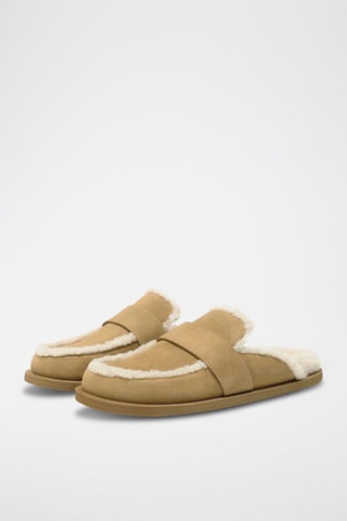 Mules forradas em nobuck - Toupeira