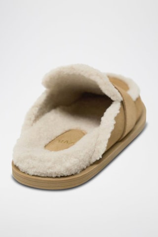 Mules forradas em nobuck - Toupeira