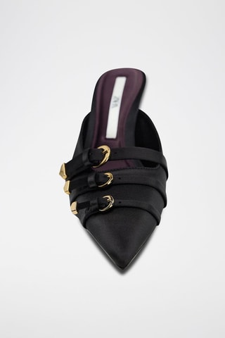 Mules de salto - Preto