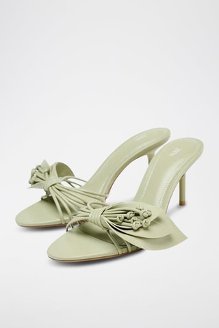 Mules de salto - Verde-água