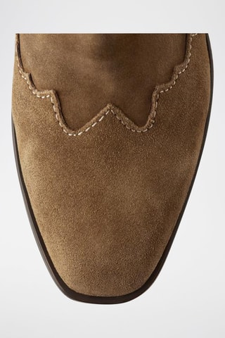 Botins em nobuck - Castanho