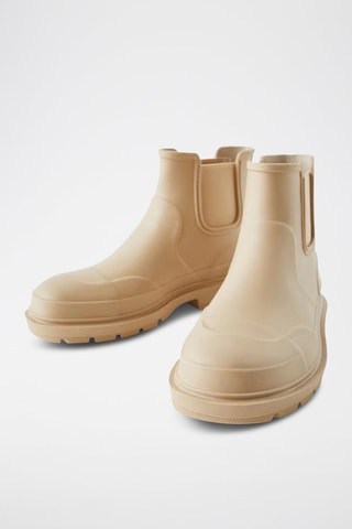 Bottines Chelsea de pluie - Ecru