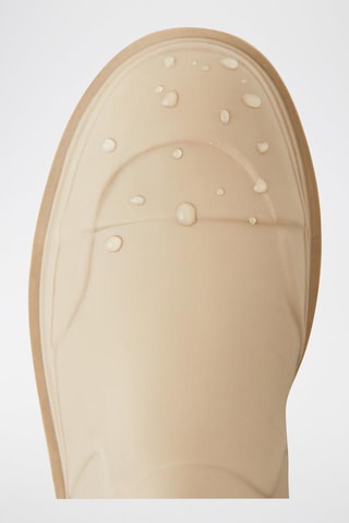 Bottines Chelsea de pluie - Ecru