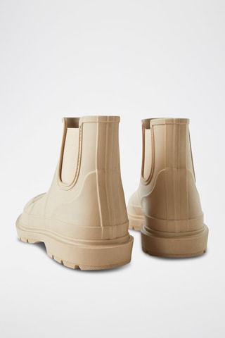 Bottines Chelsea de pluie - Ecru