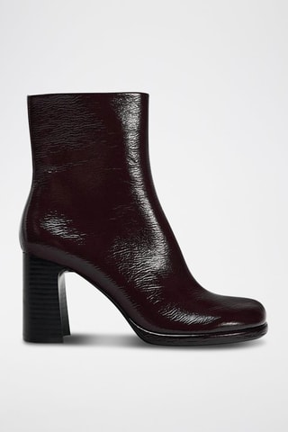 Bottines vernies - Bordeaux