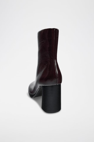 Bottines vernies - Bordeaux