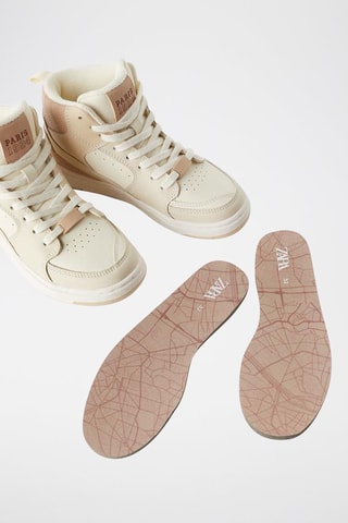 Sapatilhas subidas - Cru