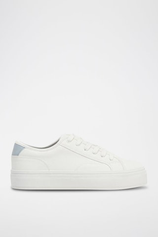 Sapatilhas com plataforma - Branco