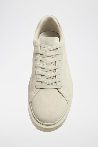 Sapatilhas em couro - Cinzento-claro