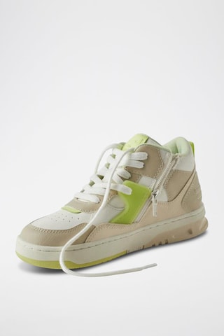 Sapatilhas subidas - Verde-fluorescente