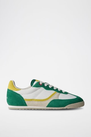 Sapatilhas em couro - Verde