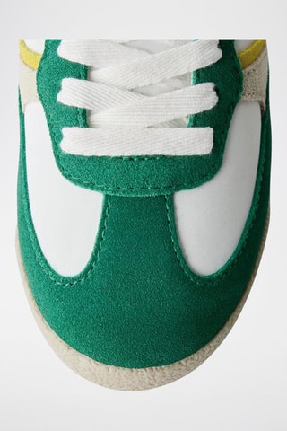 Sapatilhas em couro - Verde