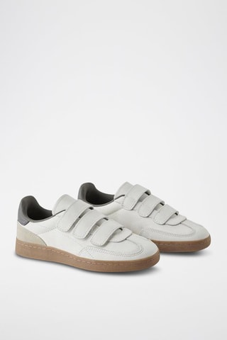 Sapatilhas em couro - Branco