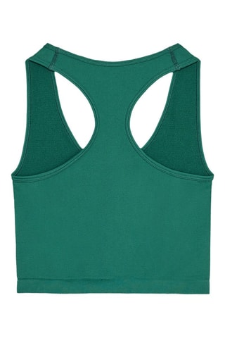 Camisola de alças cropped - Verde