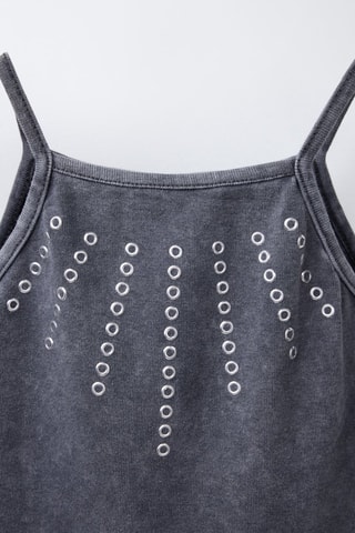 Camisola de alças - Antracite