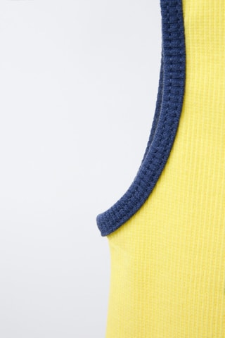 Camisola de alças - Amarelo