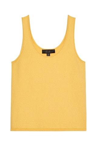 Camisola de alças - Mostarda