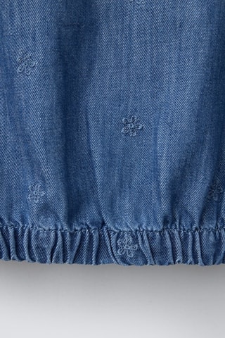 Camisola de alças de ganga - Azul