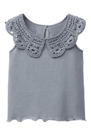 Camisola de alças - Cinzento