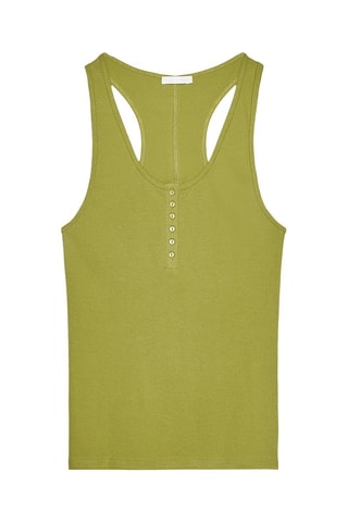 Camisola de alças - Verde azeitona