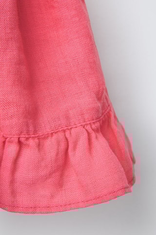 Camisola de alças de linho - Vermelho