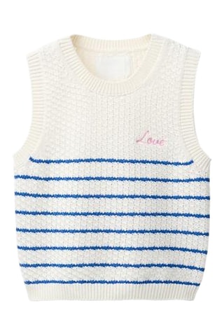 Camisola sem mangas - Branco