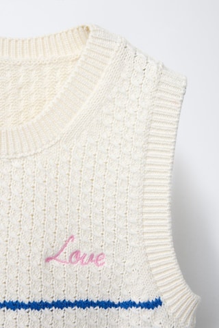 Camisola sem mangas - Branco