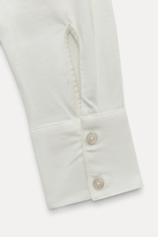 Camisola efeito ilusório - Cinzento e branco