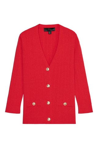 Casaco de malha - Vermelho
