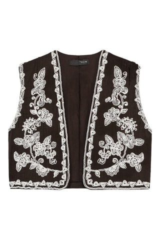 Colete - Castanho-escuro