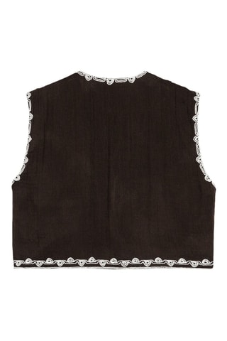 Colete - Castanho-escuro