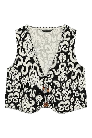 Colete - Preto e branco