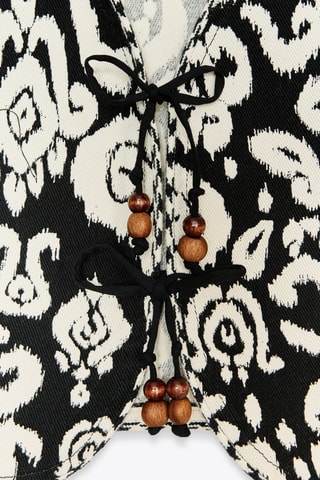 Colete - Preto e branco