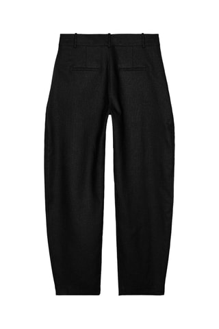 Pantalon barrel en lin - Noir