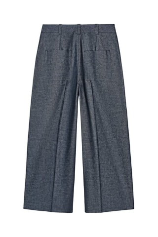 Pantalon en lin - Indigo
