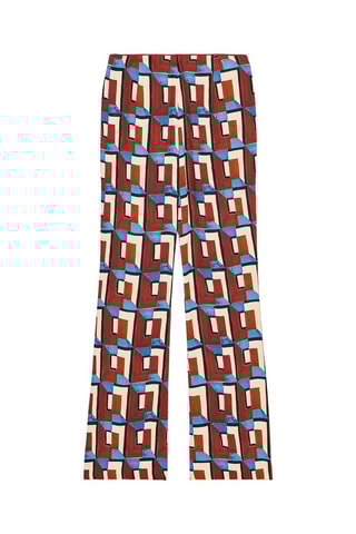 Pantalon flare - Marron