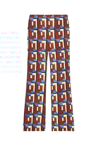 Pantalon flare - Marron