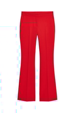 Pantalon flare - Rouge