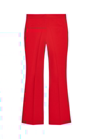 Pantalon flare - Rouge